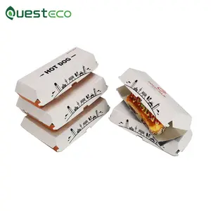 2024 Hot Sale Reasonable Price Custom Disposable Cardboard Korean Hot Dog Box