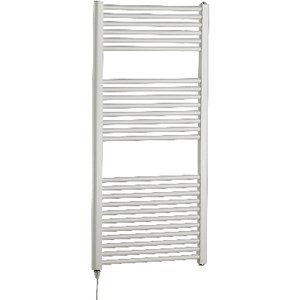 Chauffe-serviettes électrique 700W avec résistance thermo-limitée, porte-serviettes interaxial 1200mm x 45cm, radiateur électrique - Product Image 1
