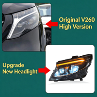 Phares LED adaptés aux Mercedes-Benz Vito W447 V-Class 2016-2023, modification de l'ensemble de phares avec phares avant VITO