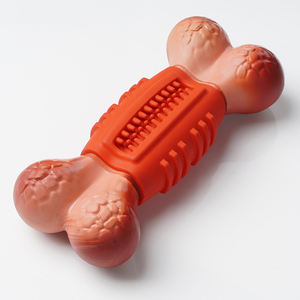 Haute qualité en caoutchouc chien os jouet à mâcher Durable chien os interactif animal de compagnie jouet à mâcher chiot dents propre molaire indestructable chien jouets - Product Image 6