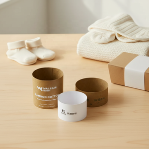 Etiqueta de Cartón con Logotipo Impreso Personalizado, Papel Kraft Recubierto, para Brochures, <span class=keywords><strong>Libros</strong></span>, Envoltorios, Calcetines - Product Image 1