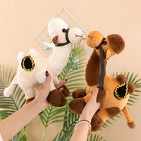 Peluche personnalisée super douce brodée en forme de chameau arabe avec rembourrage en coton – Idéale comme doudou promotionnel
