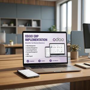 Services d'implémentation d'ERP Odoo pour Mac : Stock/Gestion des stocks, Optimisation des ventes, Comptabilité, Finance, CRM, RH, Paie, Agence - Product Image 2