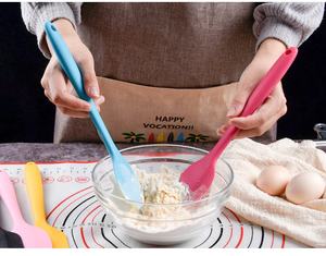 ไม้พายซิลิโคนสำหรับทำอาหารผสมแป้งเนย,ไม้พายสำหรับทำ<span class=keywords><strong>เค้ก</strong></span><span class=keywords><strong>ครีม</strong></span>ทำอาหารเกรดอาหาร - Product Image 4