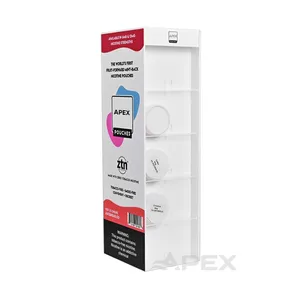 APEX-présentoir en acrylique moderne à 5 niveaux, présentoir à cigarettes pour magasin de fumée