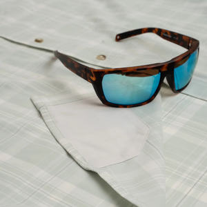 Camisa de pesca con capucha y botones, impermeable, con estampado de pez y diseño de cola de pez, de microfibra de poliéster con protección solar SPF - Product Image 3