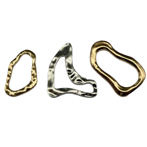 Heteroideusラウンドサークルバックル女性ファッションデザインベルトバックル下着ブラバックル下着アクセサリー - Product Image 1