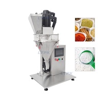 LT-TPF100 Semi Auto Table Top Tarière Lyophilisé Curcuma Épices Talc Toner 0.5 100g petite dose Poudre Flacons Machine De Remplissage