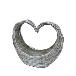 Panier de rangement de jardin extérieur en copeaux de bois naturel, fait main, écologique, au design classique pour plantes vertes - Product Image 3