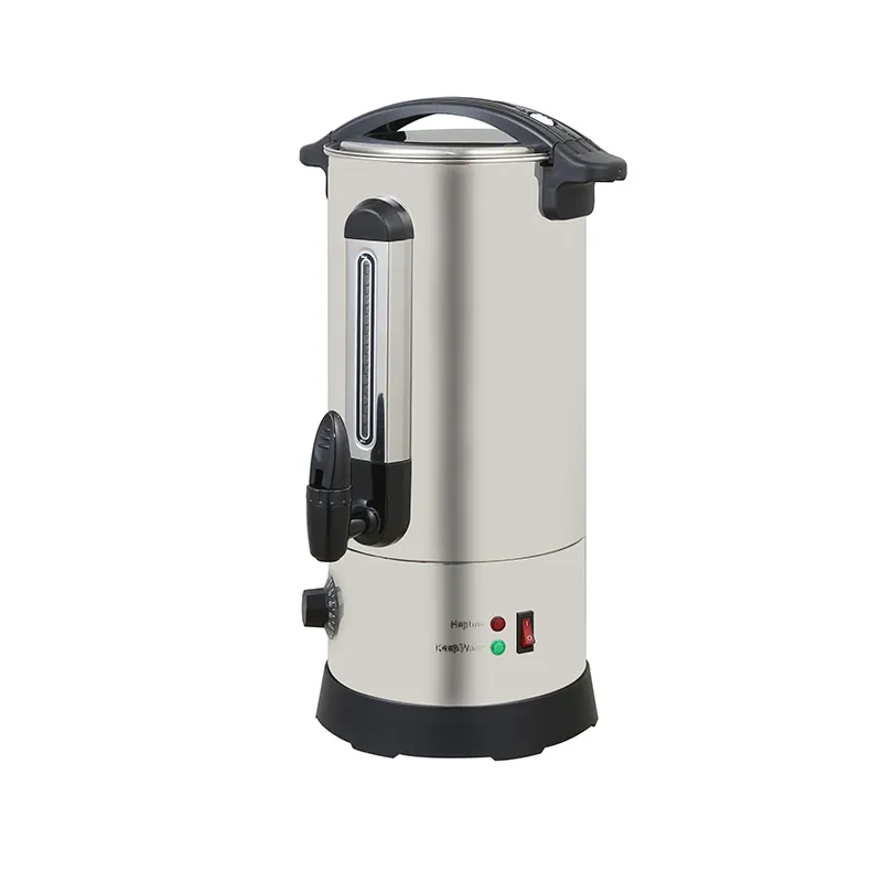 Dispensador de agua de alta durabilidad contador de té de la leche caldera de agua de té eléctrica de acero inoxidable urna de agua de catering comercial