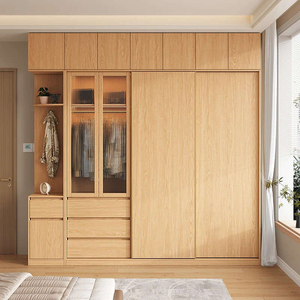 Armoire traditionnelle en bois avec plusieurs tiroirs, organisateur de vêtements pour chambre à coucher, <span class=keywords><strong>placard</strong></span> pour la décoration intérieure chinoise - Product Image 1