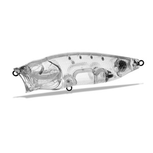 Top Right T-9221 80mm 12.7g Appât artificiel Popper MG POPMAX Corps <span class=keywords><strong>d</strong></span>'appât non peints Blancs Appâts <span class=keywords><strong>de</strong></span> pêche Blancs - Product Image 1