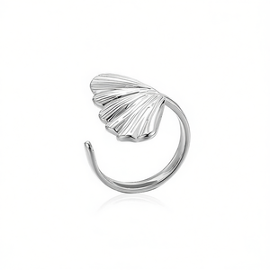 Anillo Amy Amy Shell, estilo bohemio chapado en plata 925 para mujer, joyería de regalo - Product Image 4