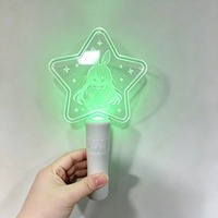Richshining Nouveau Style Personnalisé Logo de Personnage de Film Panneau Acrylique LED Néon Portable Bâton LED Coloré pour Concert et Encouragement