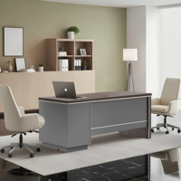 Mobilier de bureau exécutif personnalisé de luxe pour le bureau du PDG Table de bureau
