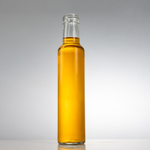Bouteille en verre cylindrique de 275 ml à prix avantageux pour huile de cuisson, sauce chili, <span class=keywords><strong>vinaigre</strong></span>, miel, assaisonnement, huile d'olive – Fabrication chinoise sur mesure - Product Image 6