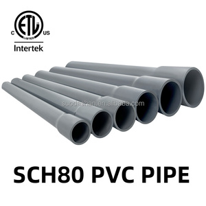 Tubería Eléctrica Rígida de <span class=keywords><strong>PVC</strong></span> ULP <span class=keywords><strong>Sch</strong></span> <span class=keywords><strong>80</strong></span>, Duradera, No Metálica, Retardante de Fuego, con Extremo Abocardado, para Uso Industrial - Product Image 1