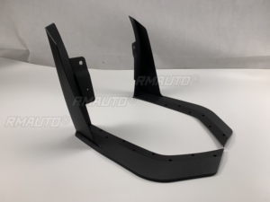 For Ford Mustang All Model 15-21 Modified W/ GT500 MP Bumper Front Bumper Corner Spoiler Winglet <b>Splitters</b> Matte Black - Product Image 3
