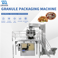 Automatische verpakkingsmachine voor voorgevormde zakjes, geschikt voor pistachenoten, gedroogd fruit, korrels, snacks, met hoge efficiëntie en op maat gemaakt.