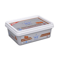 IML rectangulaire en plastique PP beurre tasse prix usine beurre baignoire margarine emballage conteneur