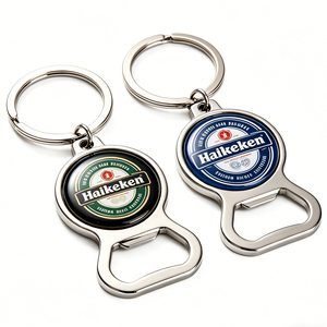 Décapsuleur de bouteille personnalisé en alliage de zinc, porte-clés en forme de lotus, décapsuleur de bière en métal, cadeau promotionnel - Product Image 2