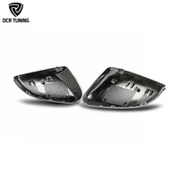 Cubierta de Espejo Retrovisor de Fibra de Carbono Real para Volkswagen VW POLO 2014-2018, Carcasa de Reemplazo para Espejo Lateral de Coche