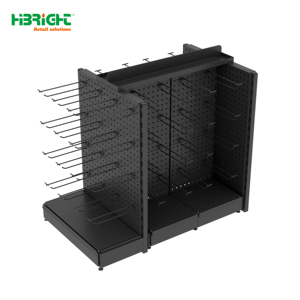 Étagères de supermarché en bois et métal Highbright avec réfrigérateur de présentation assorti pour l'aménagement des magasins d'alimentation - Product Image 4