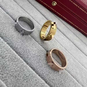 2026 New Arrival Stainless Steel Elastic Bracelet With Screw Luxury Designer Unlimited Flexible Bracelet and Ring Set for Love - Product Image 6
