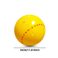 Jouets promotionnels avec logo personnalisé, ballon de football, de basket-ball, de volley-ball, de rugby, ballon de plage gonflable, PVC écologique, jouet de plage d'extérieur