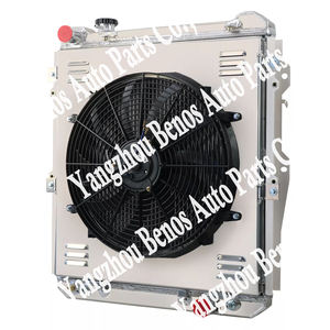 Radiador de aluminio de <span class=keywords><strong>4</strong></span> filas para <span class=keywords><strong>Ford</strong></span> Mustang Foxbody 5.0L 2.3L en 1979-1993 - Product Image 1