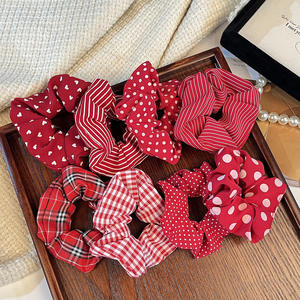 Accesorios para el Cabello de Color Sólido Estilo Coreano para Mujer, Lazos de Seda para el Cabello al por Mayor para Fiestas - Product Image 1