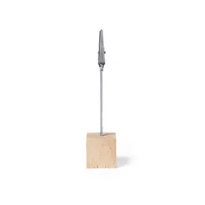 Marco de fotos de madera con clip, gadgets personalizados - Product Image 3