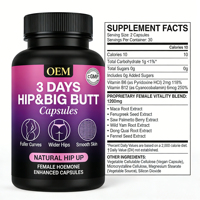 Capsules de Soutien Beauté Complexe aux Herbes pour Femmes : Maca, Graine de Fenugrec, Palmier Nain, Igname Sauvage, Dong Quai, Extrait de Fenouil – Pour Adultes