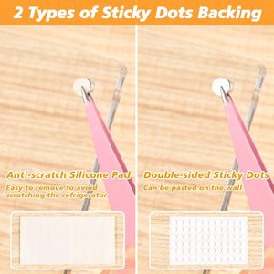 Aimant de réfrigérateur personnalisé en acrylique avec aimant néodyme puissant, autocollant magnétique pour la décoration de la maison, cadeau de Pâques - Product Image 5