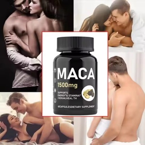 Cápsulas de Maca Negra OEM, Suplemento Herbal para la Salud Masculina, Vitaminas para Mejorar el Rendimiento Corporal en Hombres - Product Image 2
