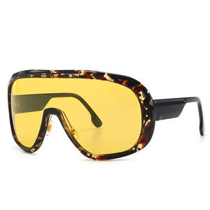 Nouvelles Lunettes de Soleil Vintage 2020 pour Hommes, Grand Cadre, Style Masque, Protection UV400, Lunettes de Soleil Surdimensionnées pour Femmes - Product Image 5