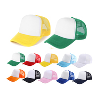 Casquettes de golf personnalisées de haute qualité à 5 panneaux avec corde, profil moyen, dos en maille et dessus en mousse, style trucker