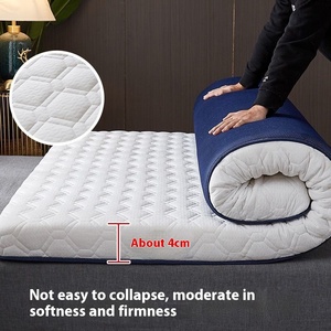 Cama doble, colchón de espuma viscoelástica, refrigeración, uso doméstico, casa de alquiler, dormitorio de estudiantes, soporte independiente para cama individual - Product Image 6