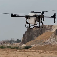 Drones agricoles avec double caméra LED et télécommande, transmission d'images pliable jusqu'à 10km