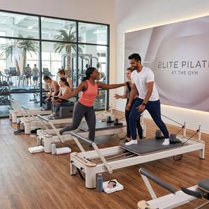 Precio de Fábrica: Reformer de Pilates de Aleación de Aluminio Blanco, <span class=keywords><strong>Venta</strong></span> al por Mayor para Centros de Bienestar Comerciales - Product Image 2