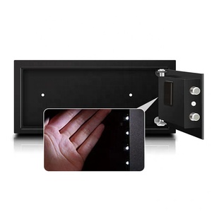 Portable Mini Hotel Electric Safe Box with Electronic Digital &amp; Key Lock <strong>Hidden</strong> <strong>Compartment</strong> Stash Locker Safe - Product Image 5