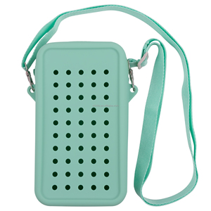 Bolso cruzado de silicona para teléfono, ligero, fácil de limpiar, transpirable y duradero para viajes y uso diario. - Product Image 2