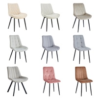 Chaise de salle à manger contemporaine et élégante avec dossier creux et accoudoirs pour la maison, le bureau, la chambre à coucher, l'hôtel, la salle de maquillage