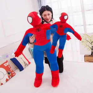 All'ingrosso Hot Spider Man Marvel peluche giocattoli di peluche rosso farcito SpiderMan bambola per bambini peluche peluche giocattoli di natale regalo