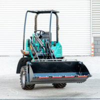 Chargeur frontal électrique mini 400kg 600kg pour ferme, chargement de sable, terre, gravier, aménagement paysager, livraison gratuite, à vendre