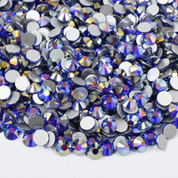 Nouvelles couleurs SS6 SS12 SS16 SS20 SS30 rond cristal Strass Flatback verre cristal strass pour bricolage décoration