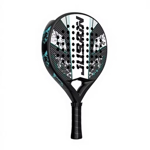 Raqueta de Pádel de Fibra de Carbono 18k, 3K, Mango Antideslizante, Ecológica, Forma de Lágrima, para Tenis y Playa, con Logotipo Personalizado OEM - Product Image 1