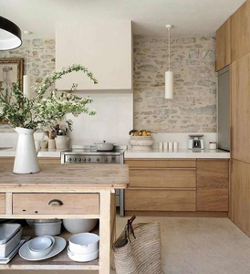 Mobile da Cucina in Legno Massello di Noce Personalizzato |   Villa di Lusso Americana |   Stile Shaker con <span class=keywords><strong>Isola</strong></span> |   Design Gratuito - Product Image 1