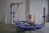Extracteur de cadre de voiture d'équipement de réparation de collision/Machine automatique de cadre de carrosserie de 10 tonnes/redresseur de châssis de Machine de cadre de voiture