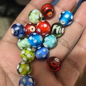 Cuentas de piedras preciosas de cristal de plata Natural hechas a mano de tamaño personalizado accesorios de incrustaciones de pendientes DIY para la fabricación de joyas - Product Image 1